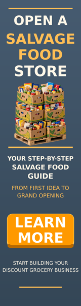Learn how to open a salvage food grocery store